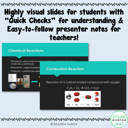 Chemical Reactions and Equations PowerPoint with Guided Notes