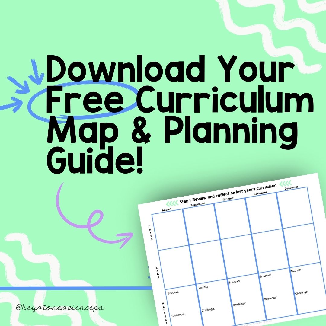 curriculum map freebie