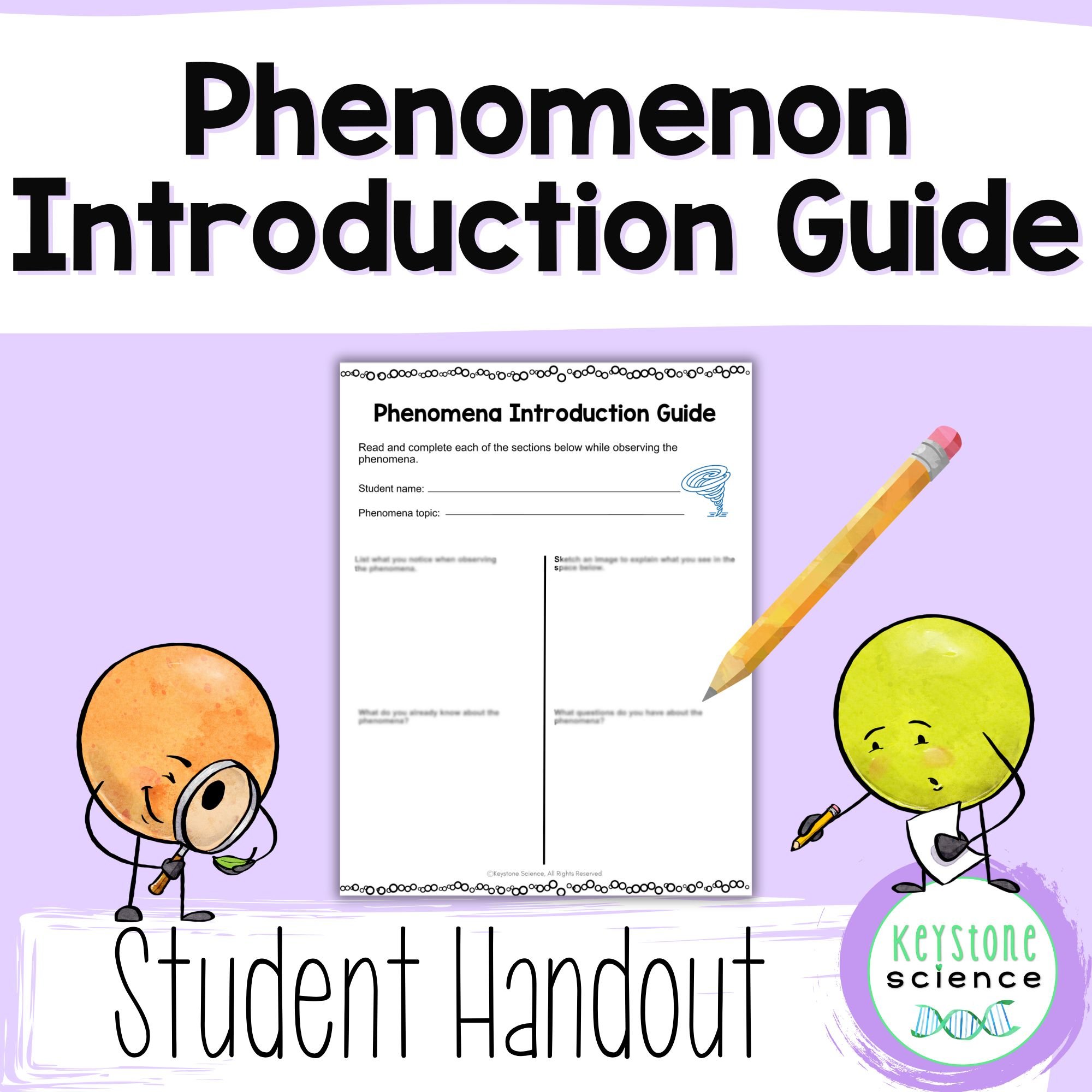 phenomenon student handout cover